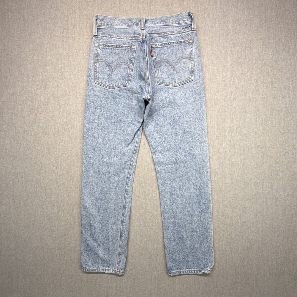 Levi's Womens‎ 501 Original Distressed Straight Leg Jeans Size 27 Medium 27x27